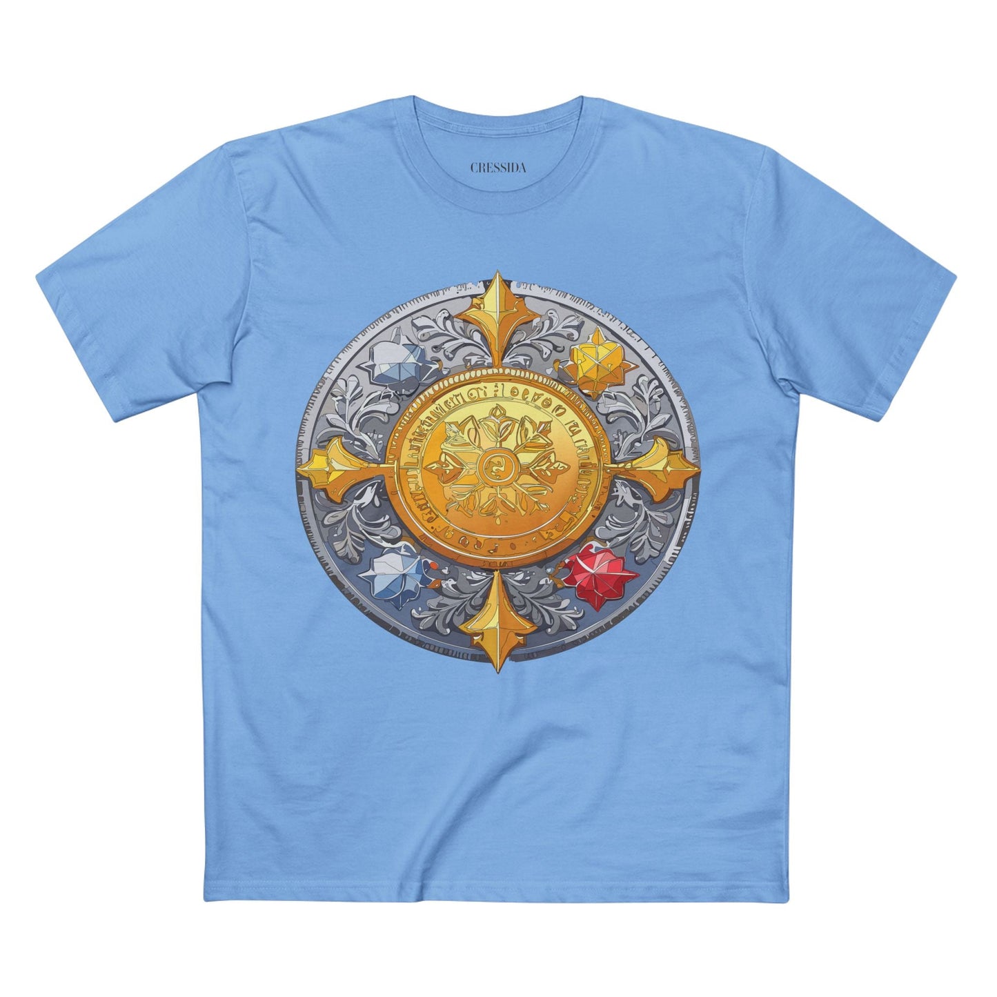 Antique Gold Coin Graphic Design T-Shirt Unisex 100 Cotton With Golden Print Artwork Tee 2