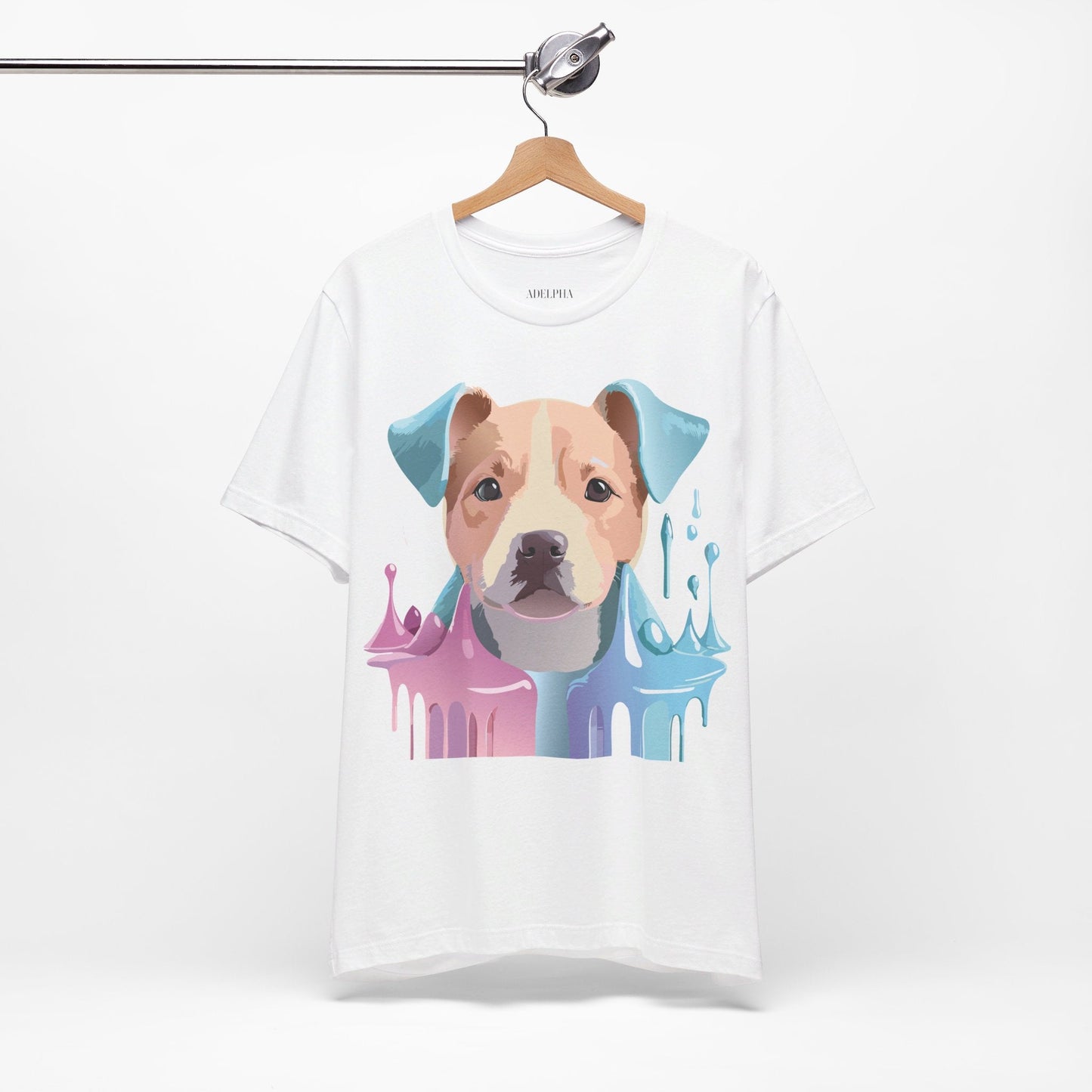 Dog Graphic T Shirt Unisex Jersey Short Sleeve Adelpha Vintage Art Tee Premium Comfort