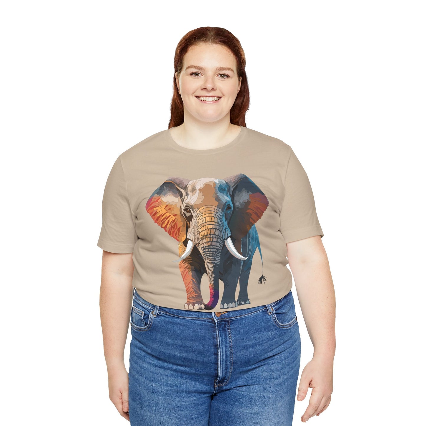 Unisex Animal Shirt With Animals Art Design Graphic Tee Short Sleeve Wild Animals
