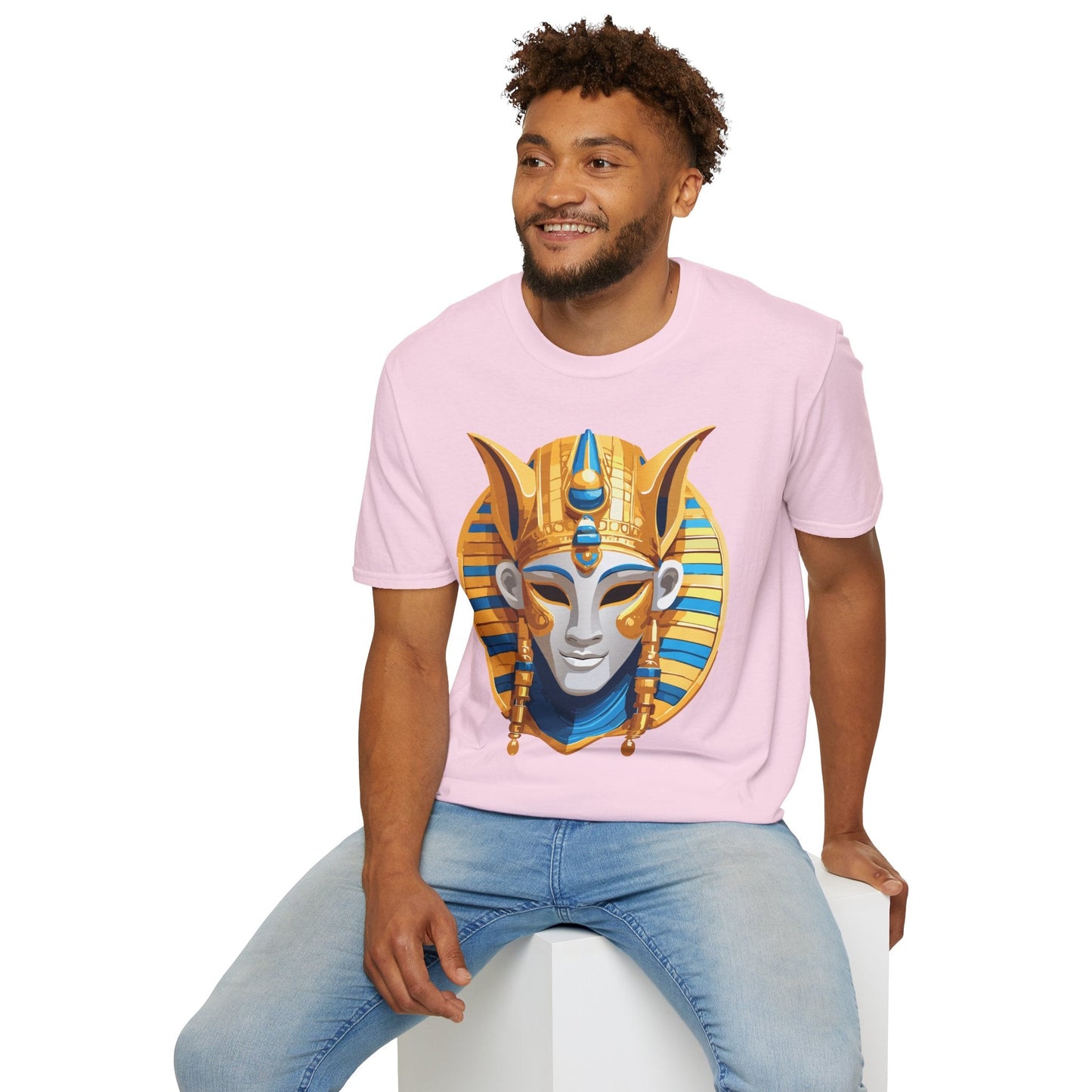 Mask Tee Shirt Unisex Masquerade Design Artwork Gildan Softstyle 64000 Cotton Tee