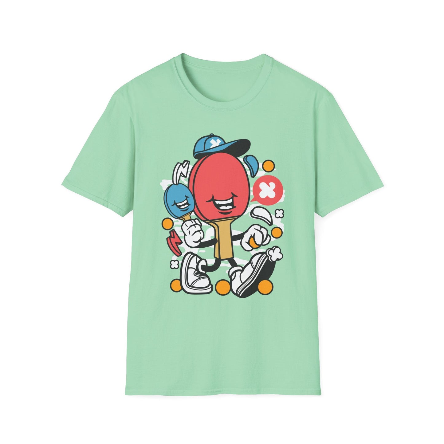 Unisex Cartoon T Shirt Animation Funny Tee Gildan Softstyle 64000 100 Percent Ring Spun Cotton