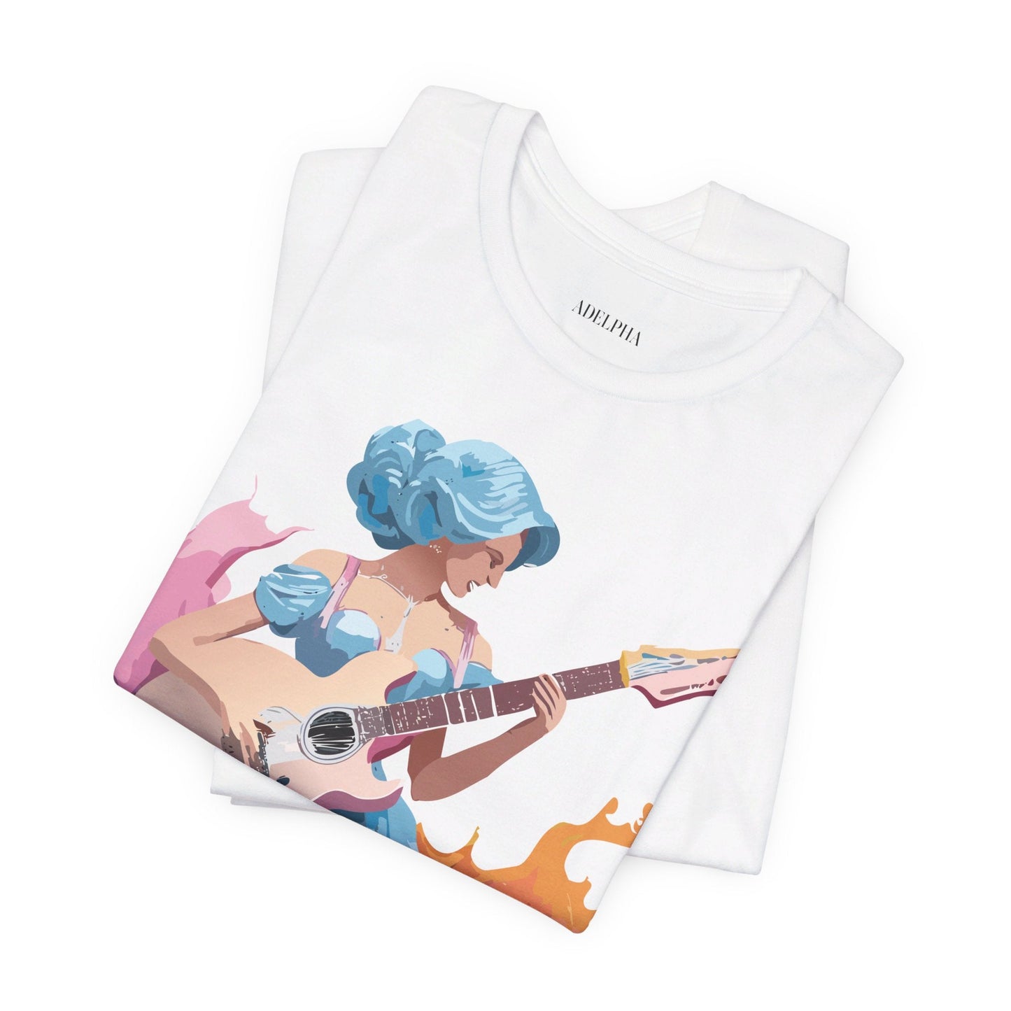 Music T Shirt Graphic Tee Unisex Adelpha Vintage Inspired Artwork Casual Everyday Wear