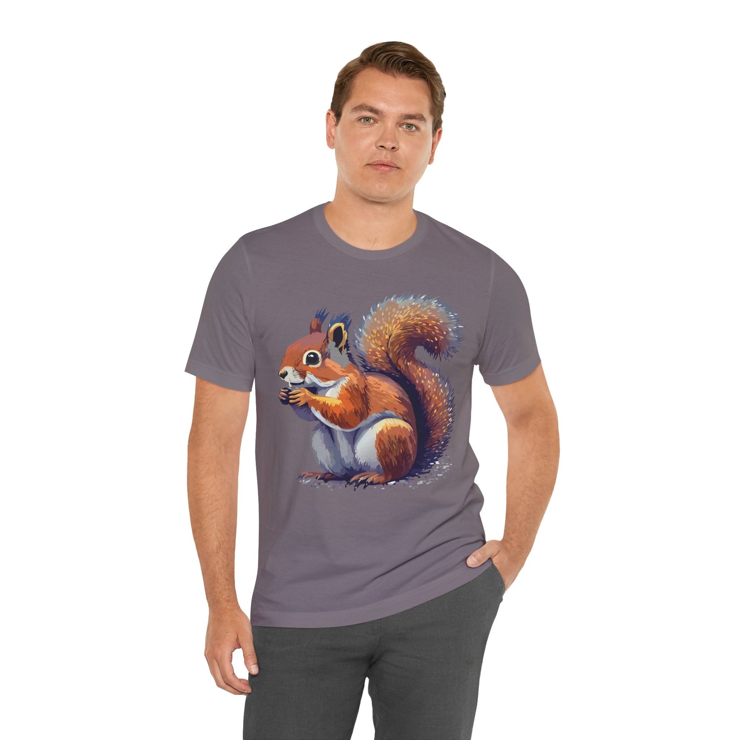 Unisex Animal Print Tee Shirt With Wild Animals Artwork Gildan Softstyle 64000 Cotton