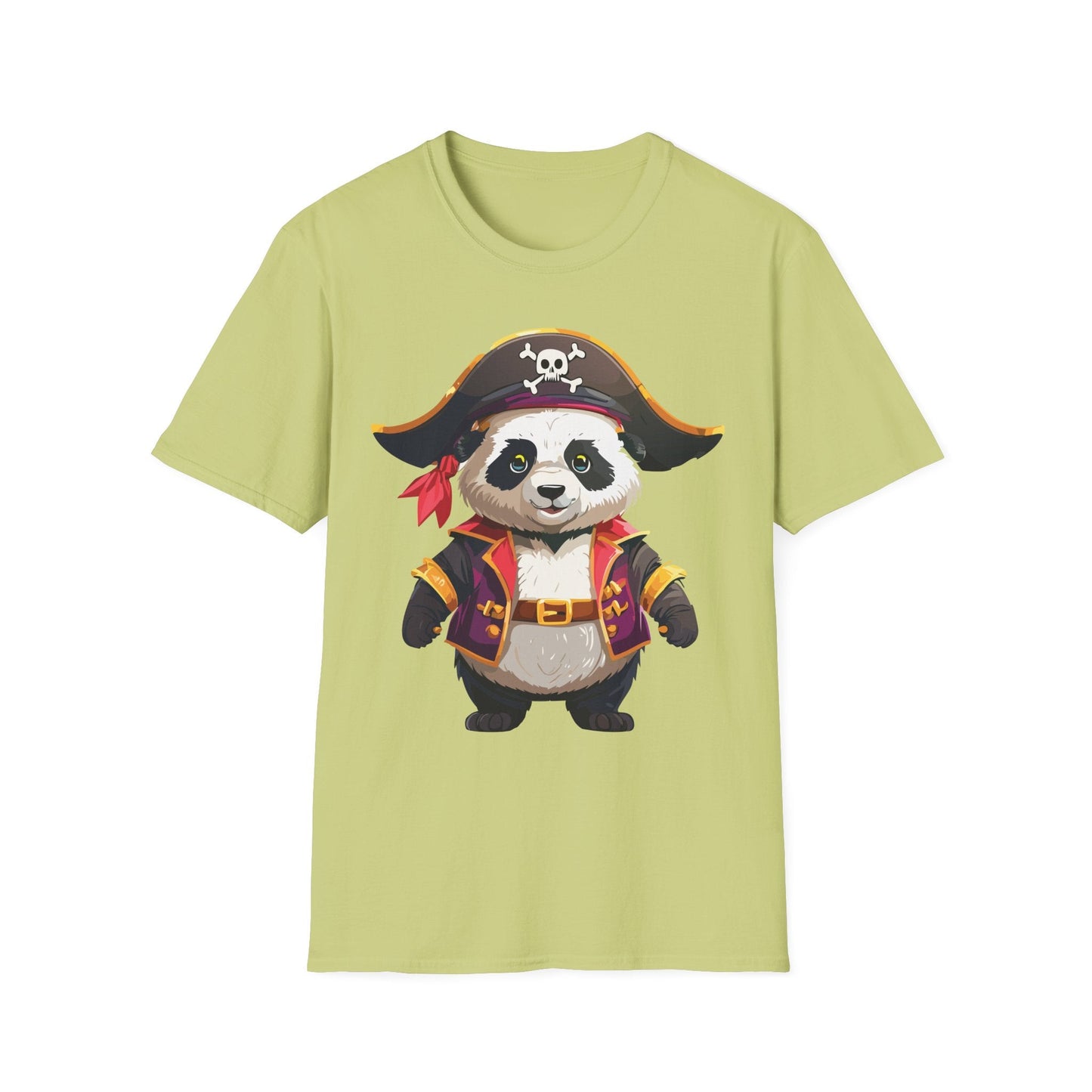 Panda Shirt Unisex Panda Tee Softstyle 64000 Gildan 100 Percent Cotton Animal Tee