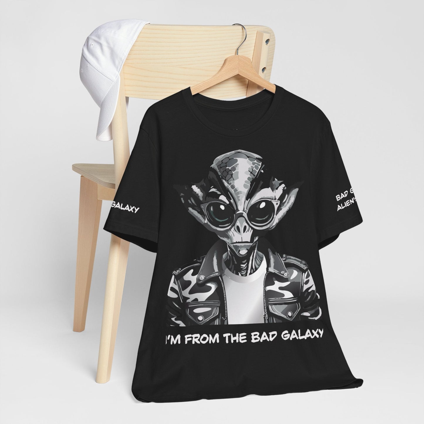 Alien T Shirt From Bad Galaxy Made To Order 100 Cotton Eco Friendly Inks Soft Comfortable