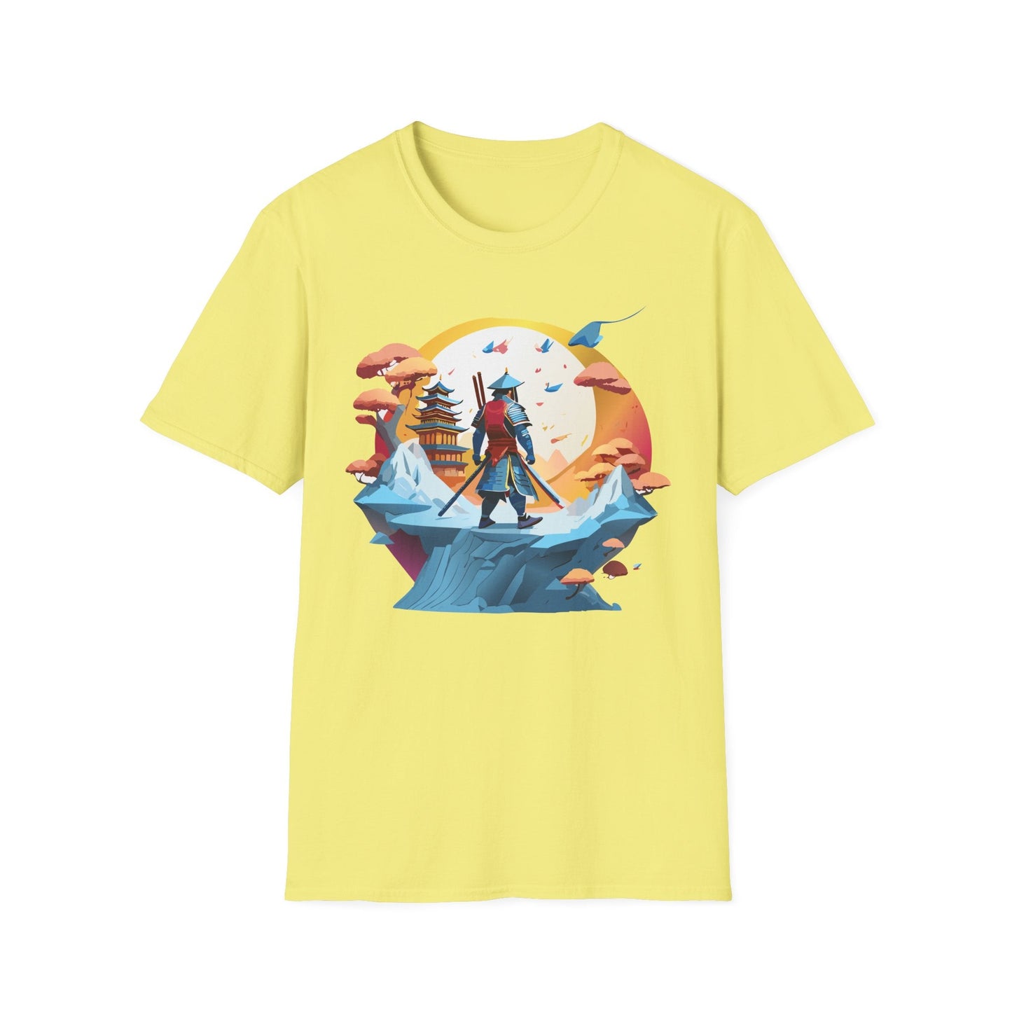 Samurai Shirt Unisex T Shirt Softstyle 64000 Gildan Tee For Everyday Comfort Durable Breathable