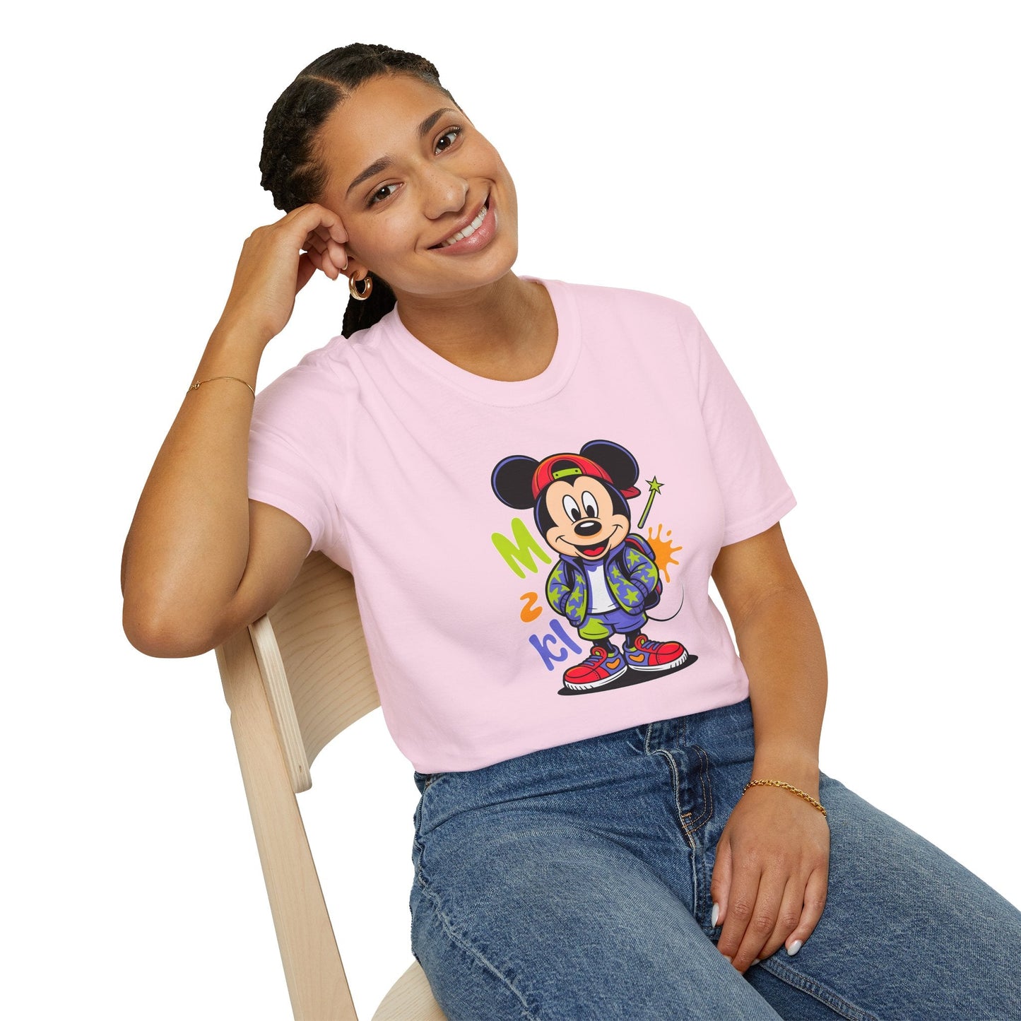 Cartoon T Shirt With Animation Design Unisex Gildan Softstyle 64000 Tee For Funny Animals