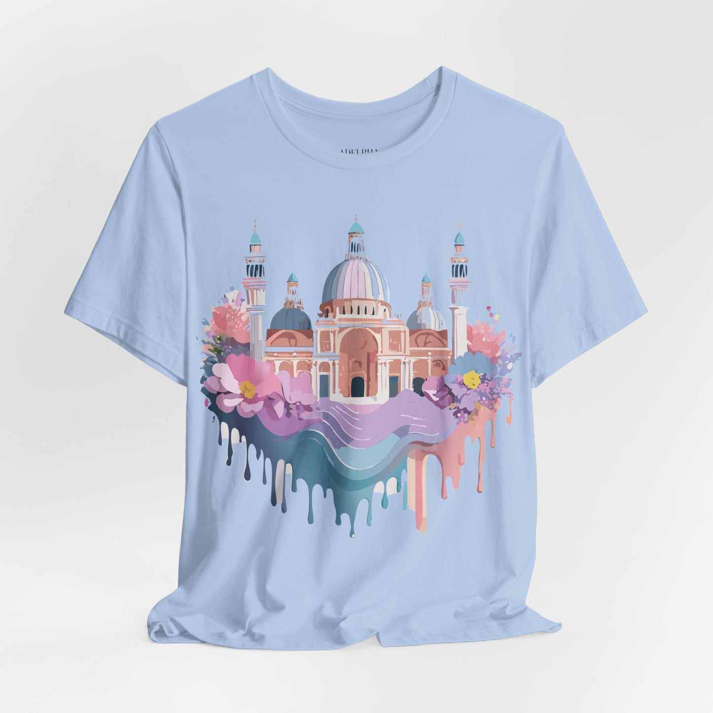 Venice Tourist Graphic Tee Unisex Jersey Short Sleeve Art Shirt By Adelpha Vintage Style