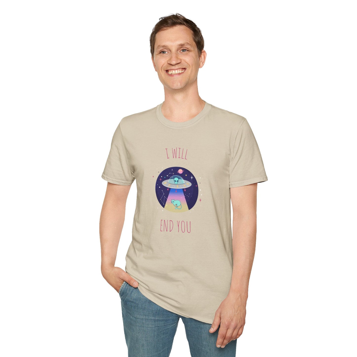 Funny T Shirts UFO Tees Funny Aliens Shirt
