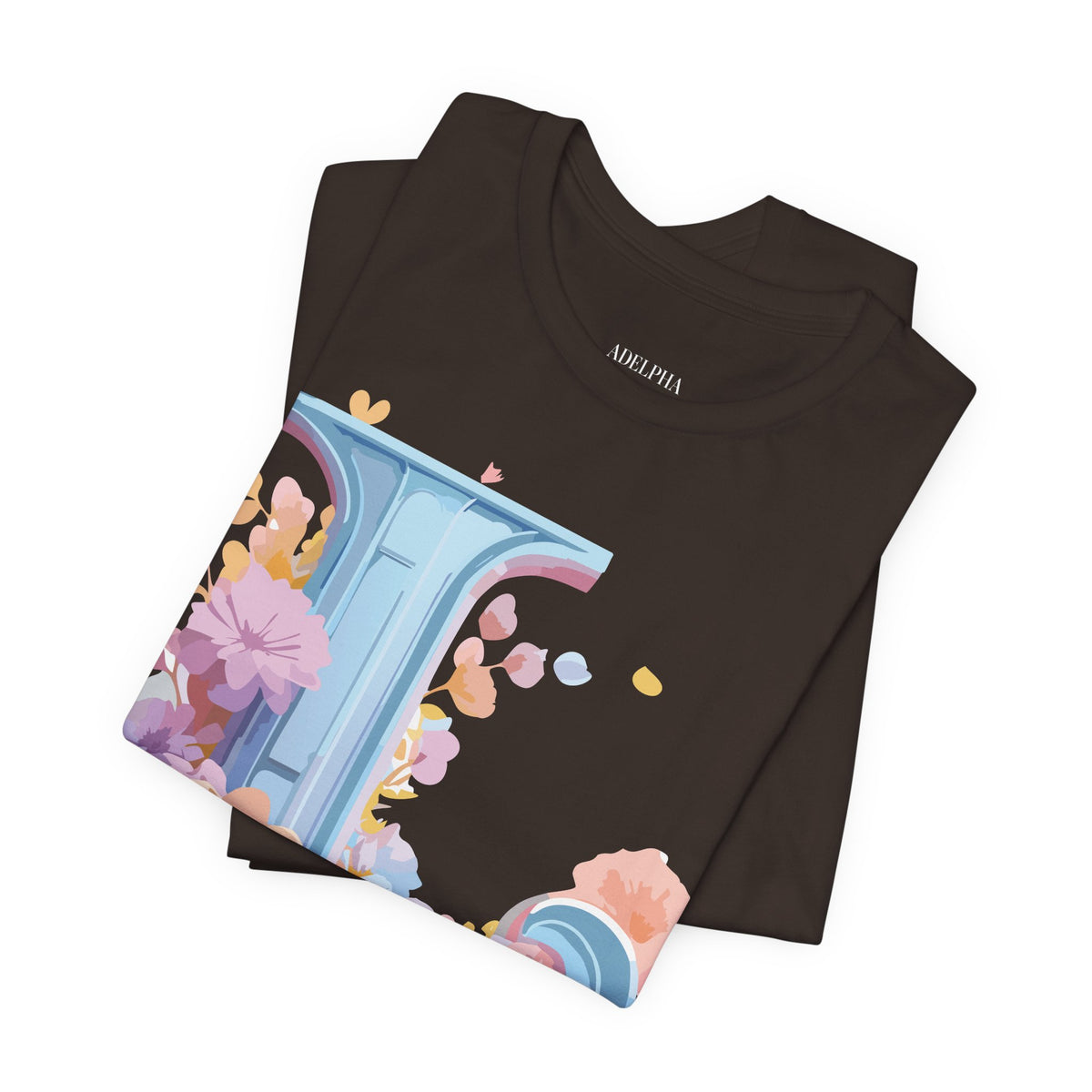 Letter L Graphic Unisex Cotton Bella+Canvas Tee with Art Letter Design
