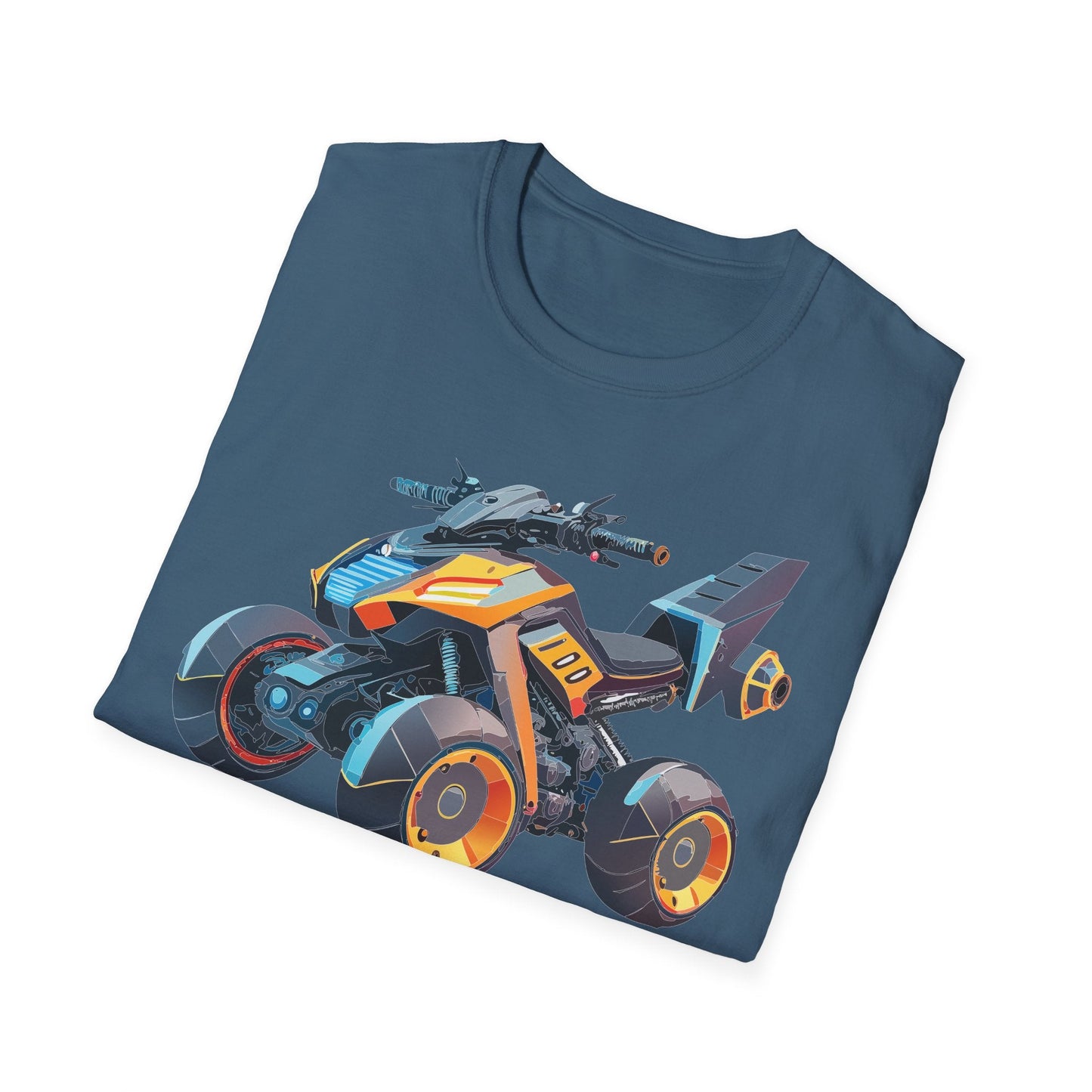 Unisex Bike T Shirt Moto Shirt With Motorcycle Design MTB Tee For Riders One Hundred Percent Cotton
