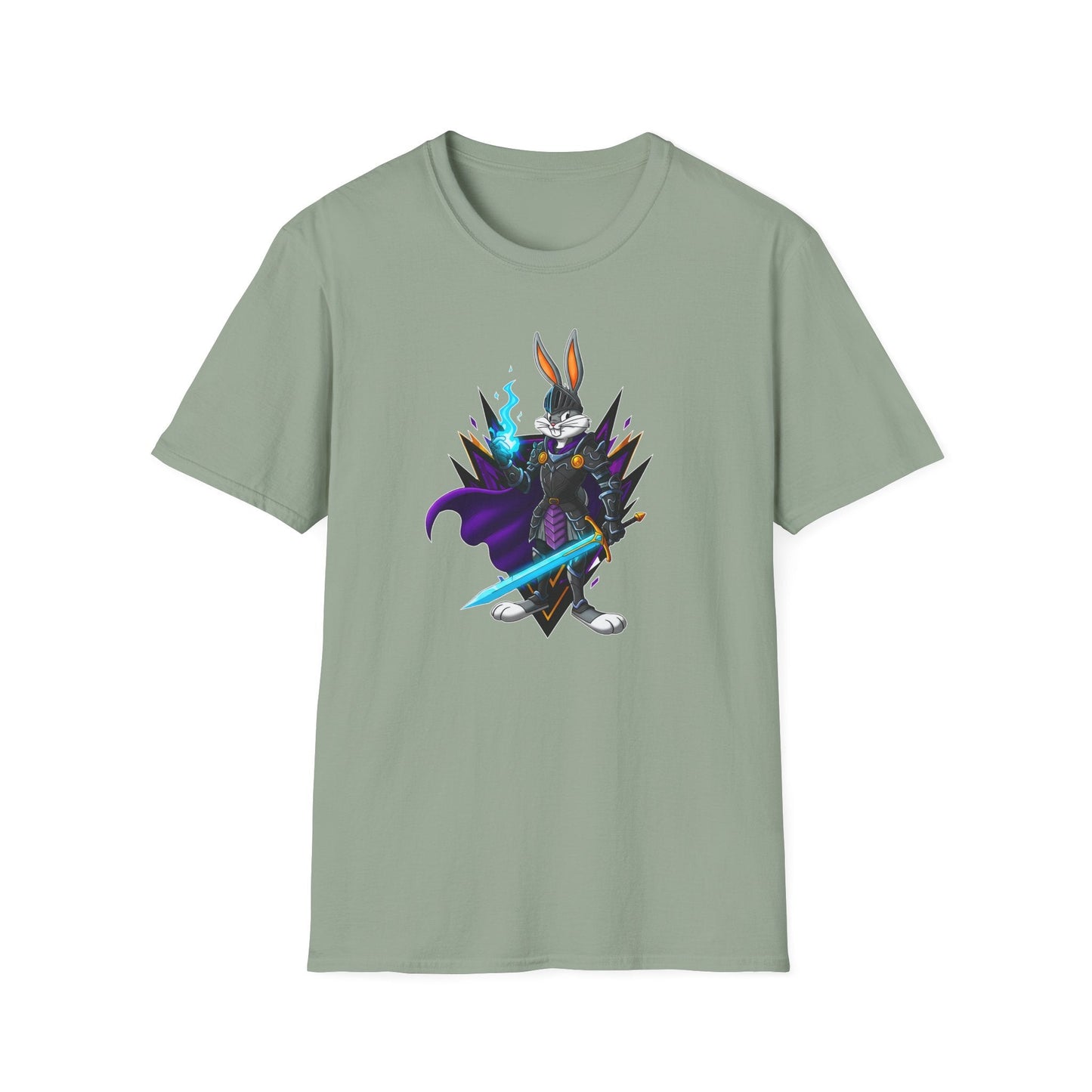 Bugs Bunny Shirt Unisex Gildan Softstyle Tee 100 Percent Cotton Cartoon Graphic Design