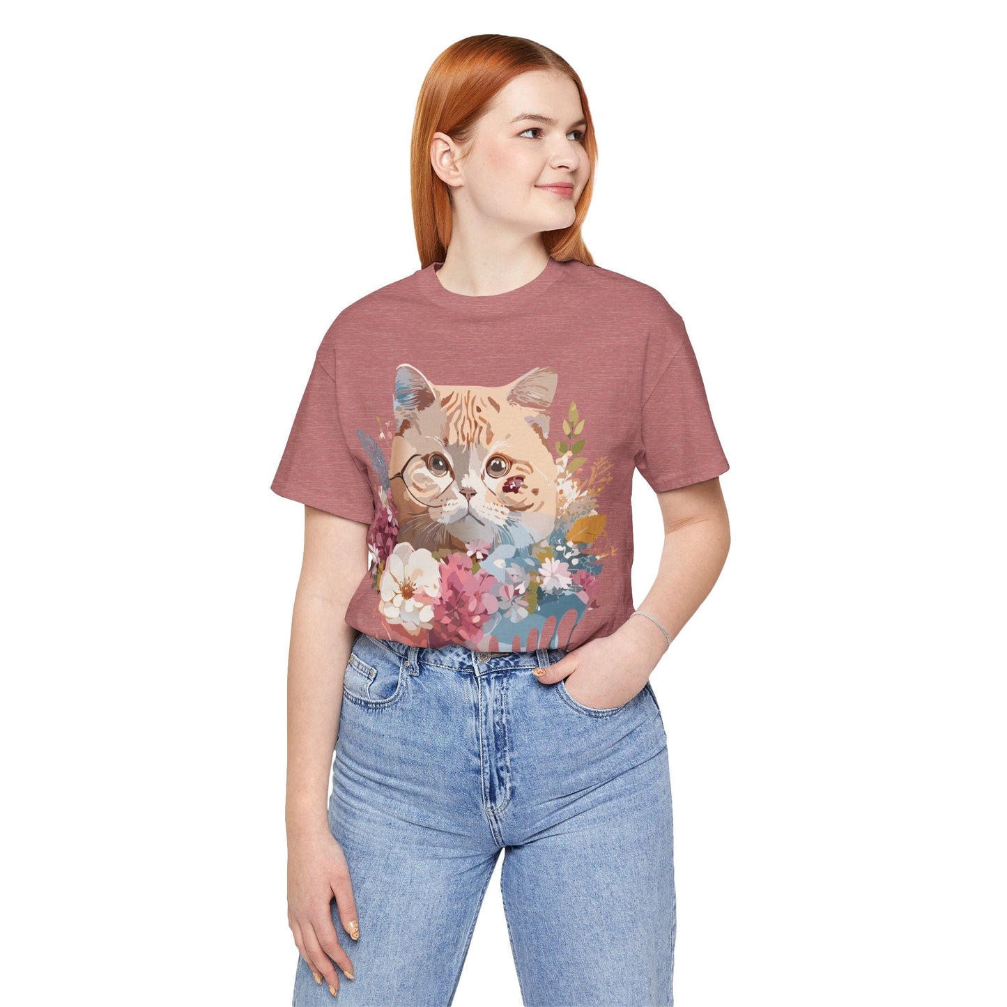 Cat Graphic Tee Unisex Vintage Inspired Shirt By Adelpha Original Artwork