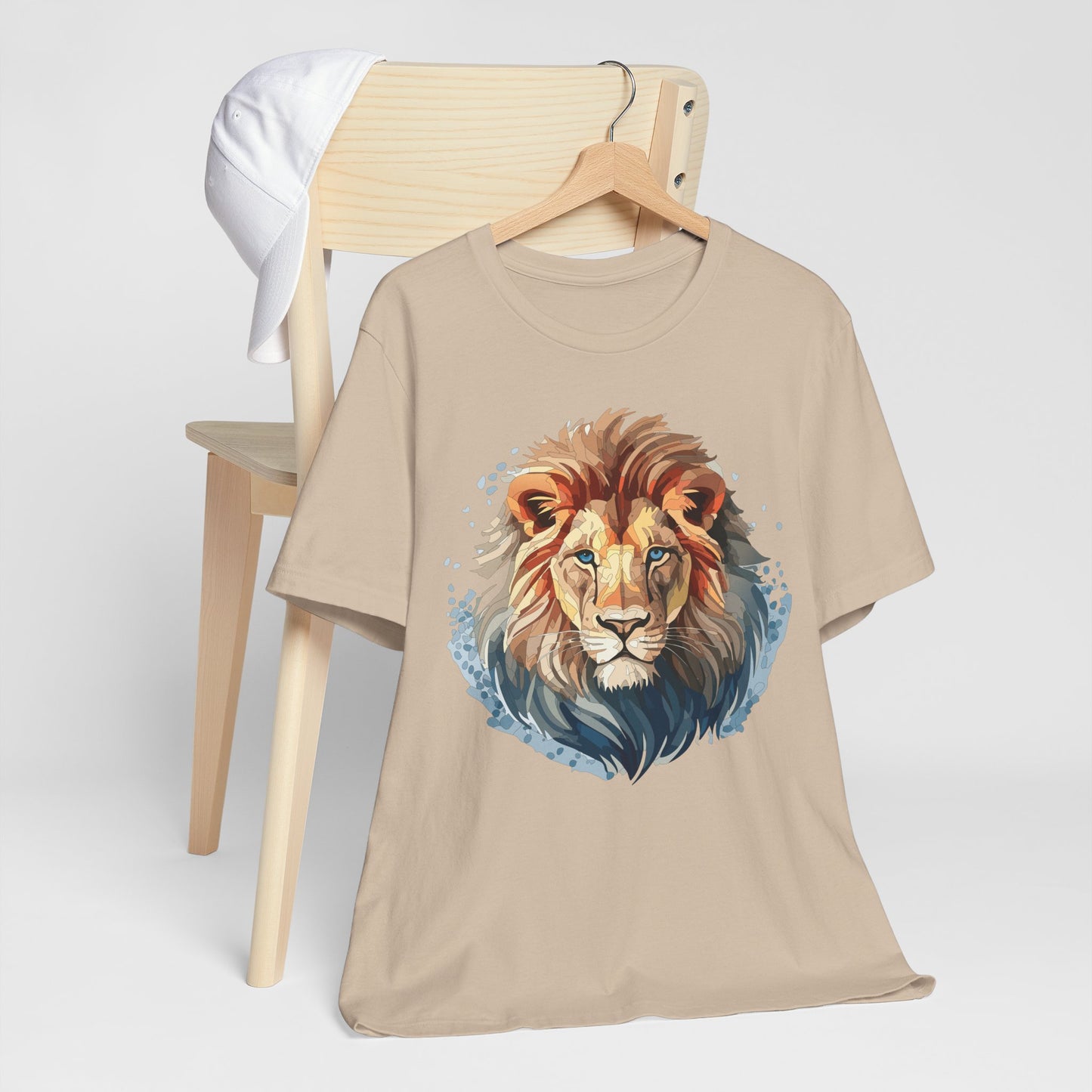 Lion Shirt, Animal Shirt, T-Shirt with Lion, Art Design Tee, Animal Tees, Safari T-Shirt 12