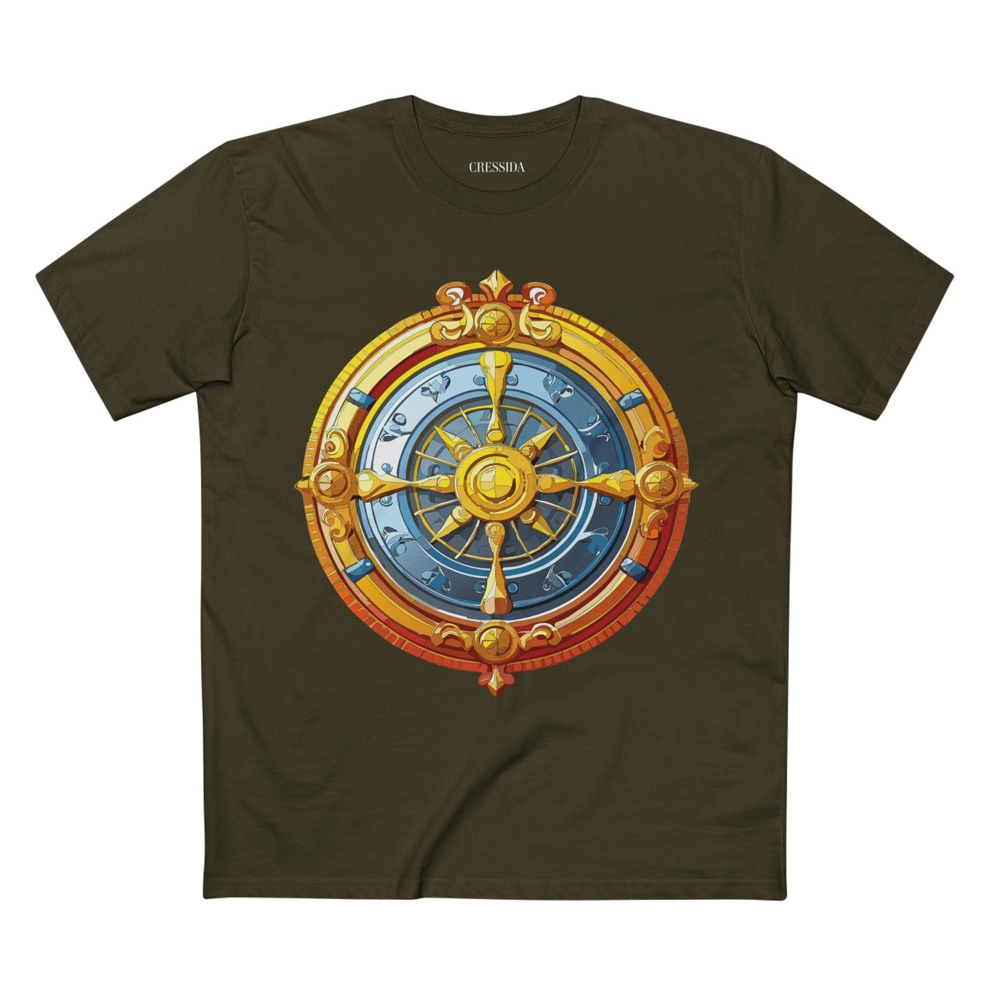 Antique Gold Coin Graphic Design T-Shirt Unisex 100 Cotton With Golden Print Artwork Tee 16