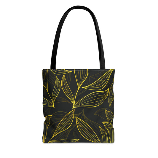 Bolsa de lona con estampados florales 