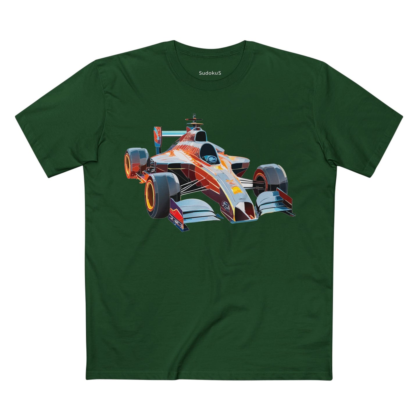 Car Graphic Unisex 100 Cotton Staple Tee 9