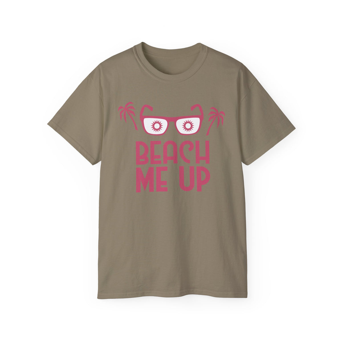 Beach Me Up Tee | Sunglasses Palm Trees Retro Pink Summer Shirt