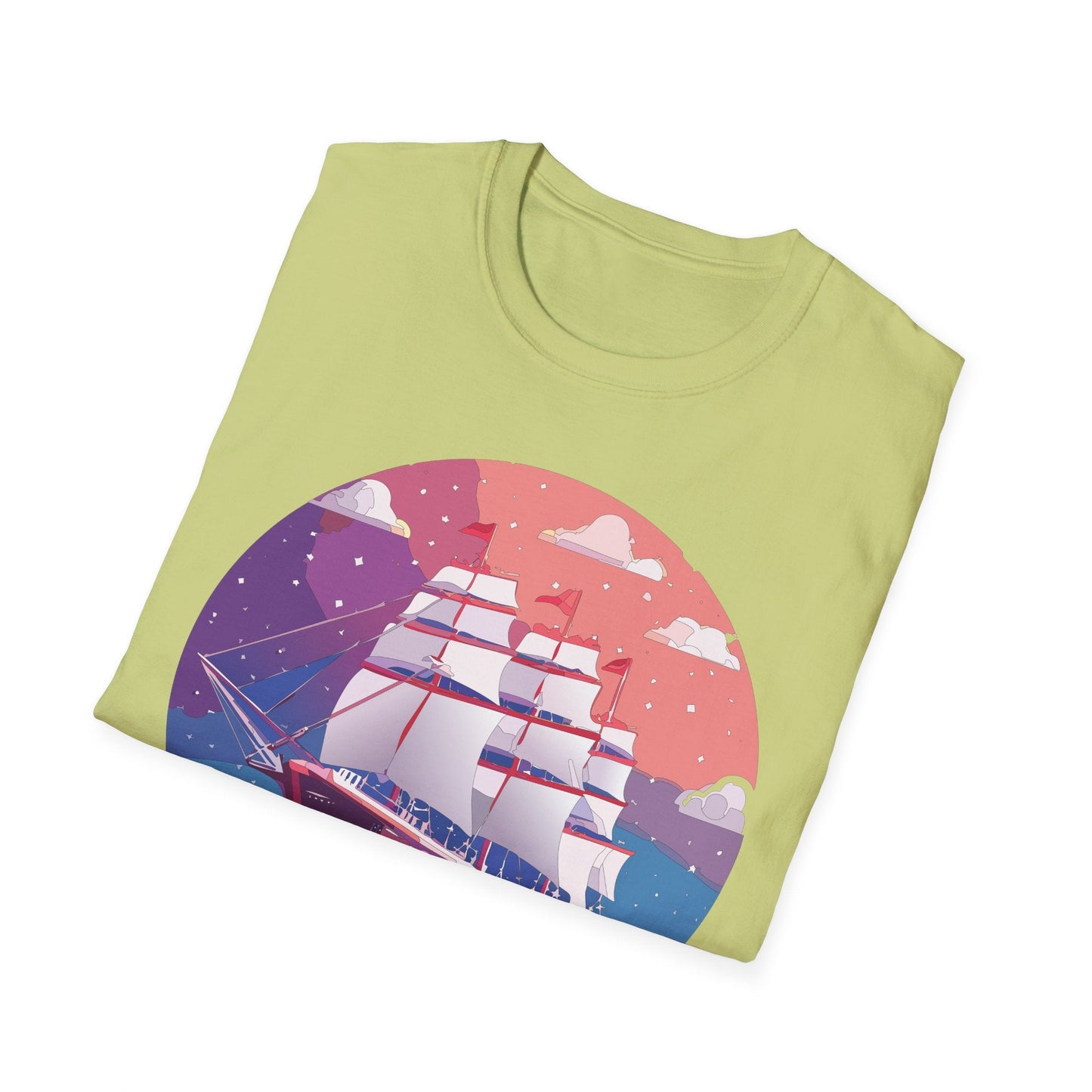 Unisex Gildan Softstyle 64000 T Shirt Ship Frigate Vessel Tee For Maritime Enthusiasts