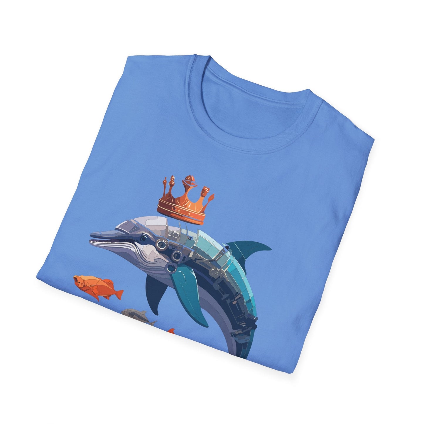 Dolphin Shirt Unisex Softstyle Short Sleeve Tee Gildan 64000 100 Percent Ring Spun Cotton