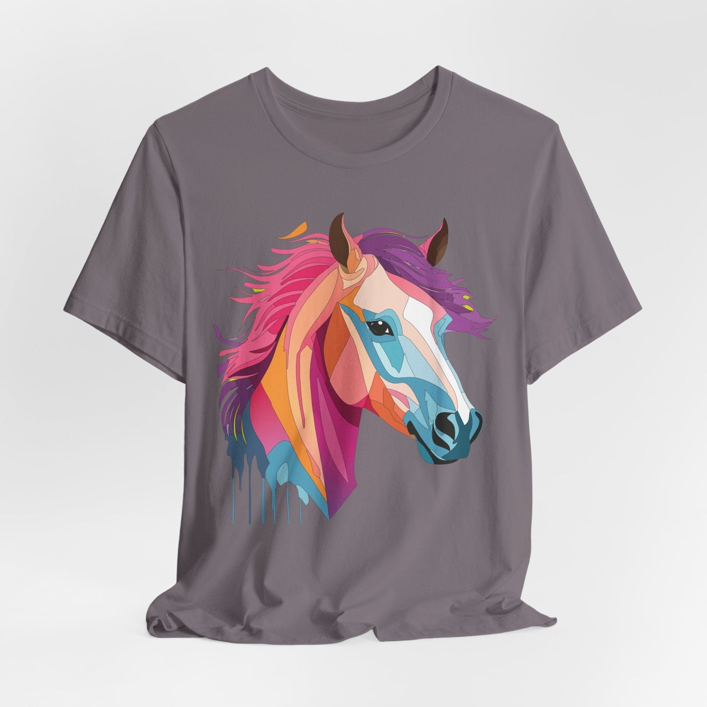 Unisex Animal Shirt Art Design Short Sleeve With Wild Animals Graphic Print Comfort Tee