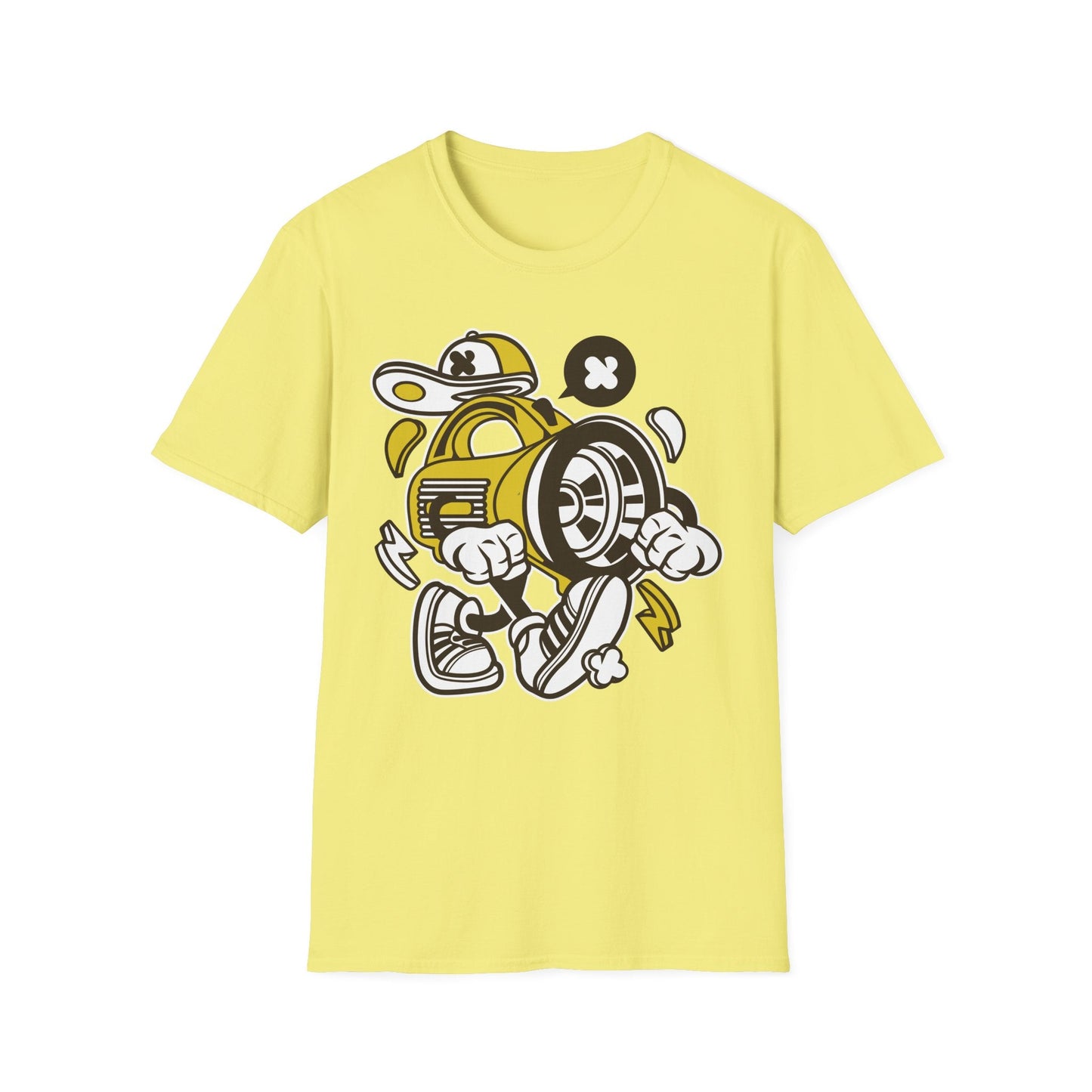 Cartoon T Shirt Animation Tee Funny Tee Unisex Softstyle Cotton Tee Gildan 64000