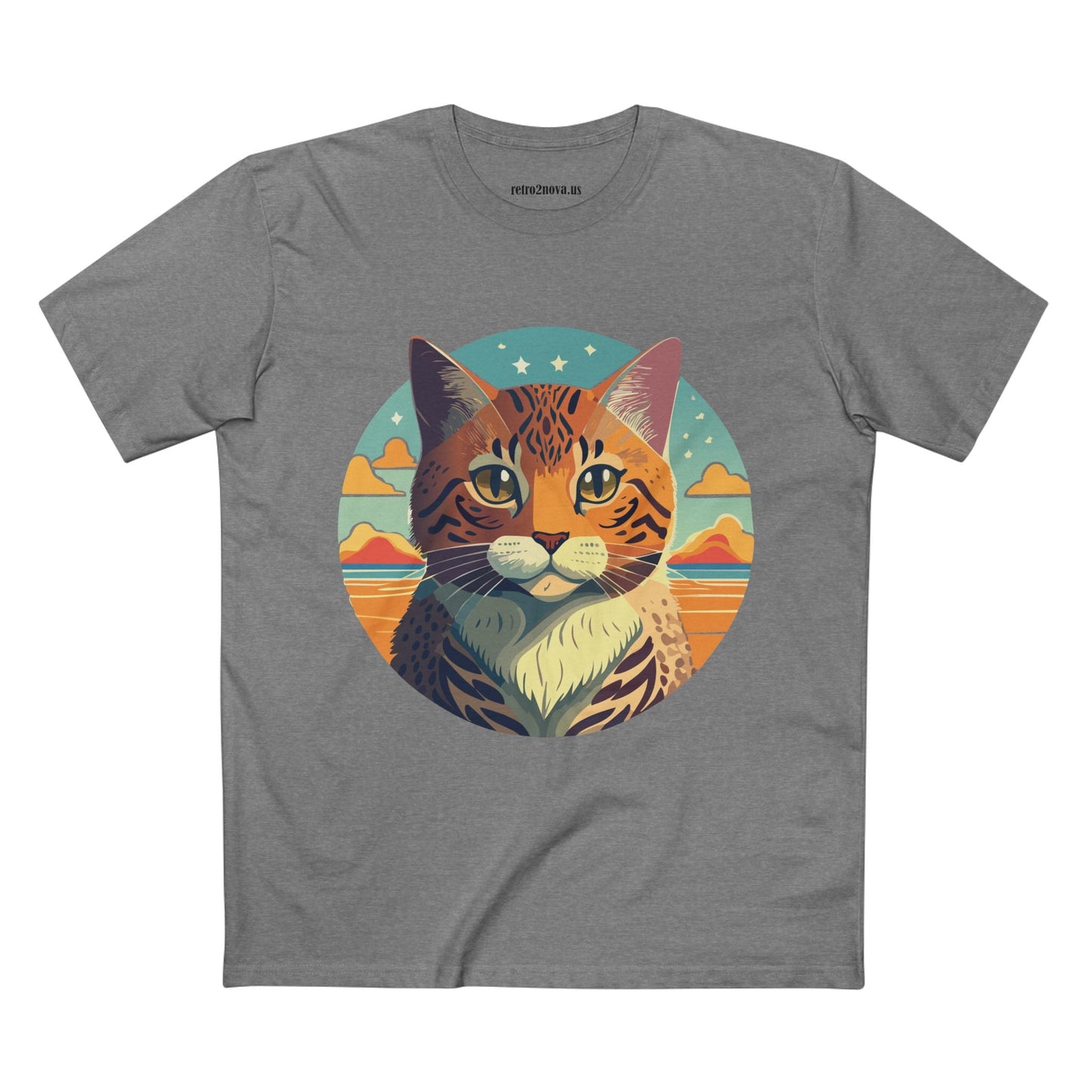 Unisex Premium Cotton Tee With Original Cat Art Design Animal Shirt For Cat Lovers Comfortable Breathable Everyday Wear