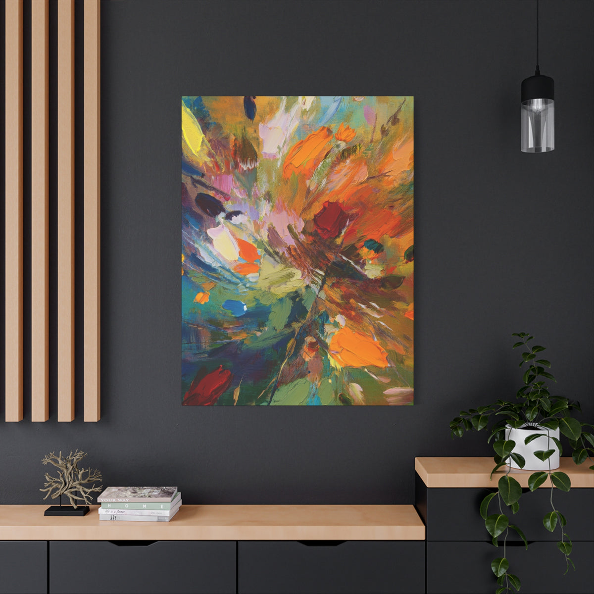 Abstract Oil Painting Print Canvas 20x24,20x30,24x30 24x32,24x36,30x40 32x48,36x48,40x60 Pine-Wood Inner Frame ABS-93