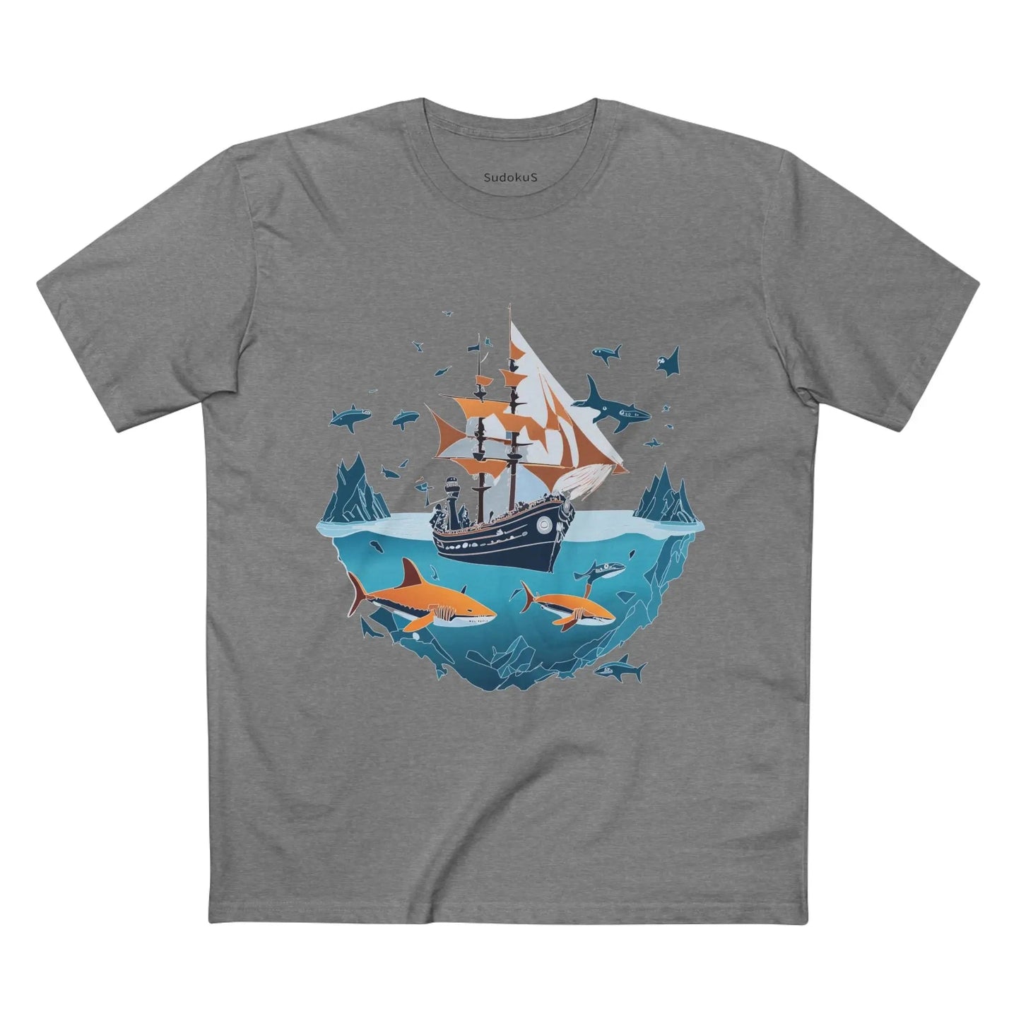 Ocean Coast Graphic Unisex 100 Cotton Staple Tee 31