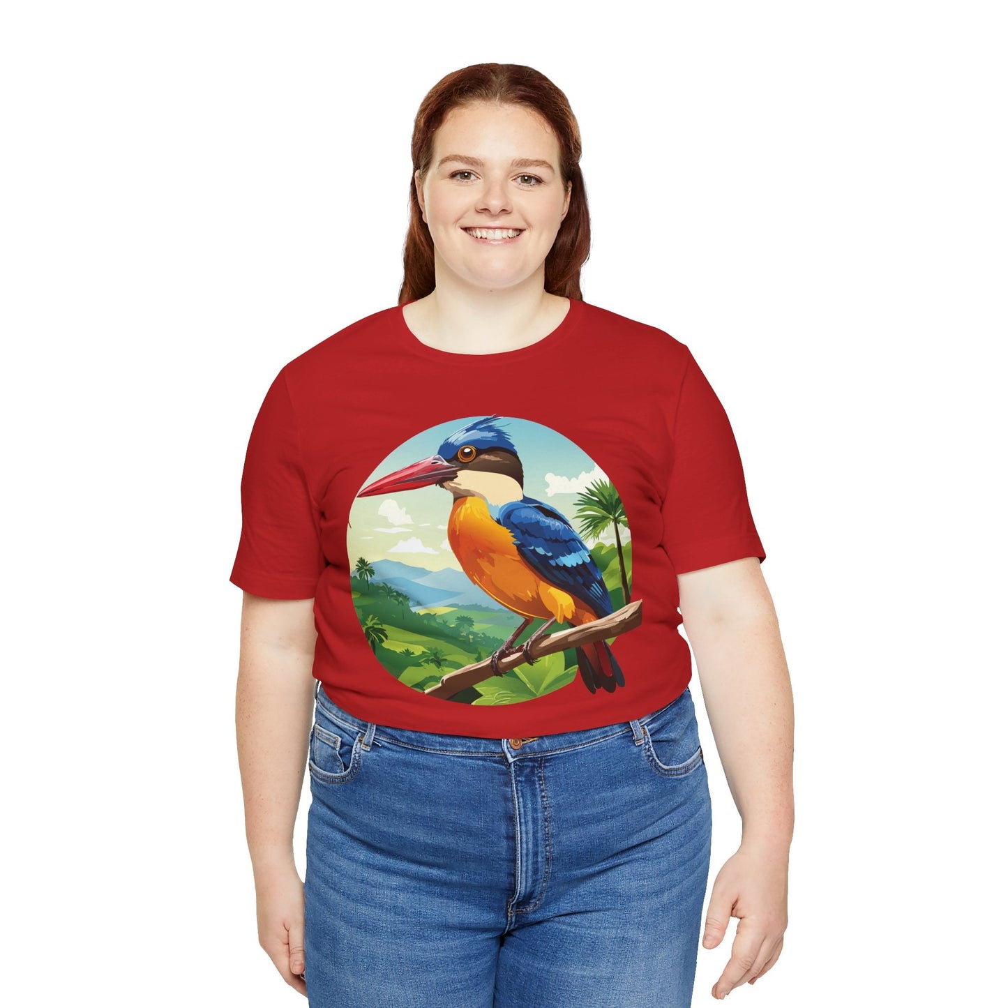 Unisex Animal Shirt With Art Design Featuring Wild Animals Jersey Short Sleeve Tee