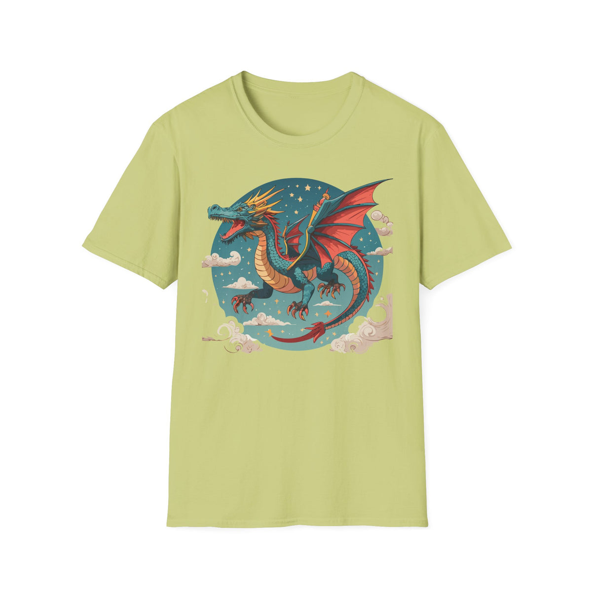 Dragon Graphic Tee Gildan Unisex 100 Cotton Tee Shirt with Animal a31