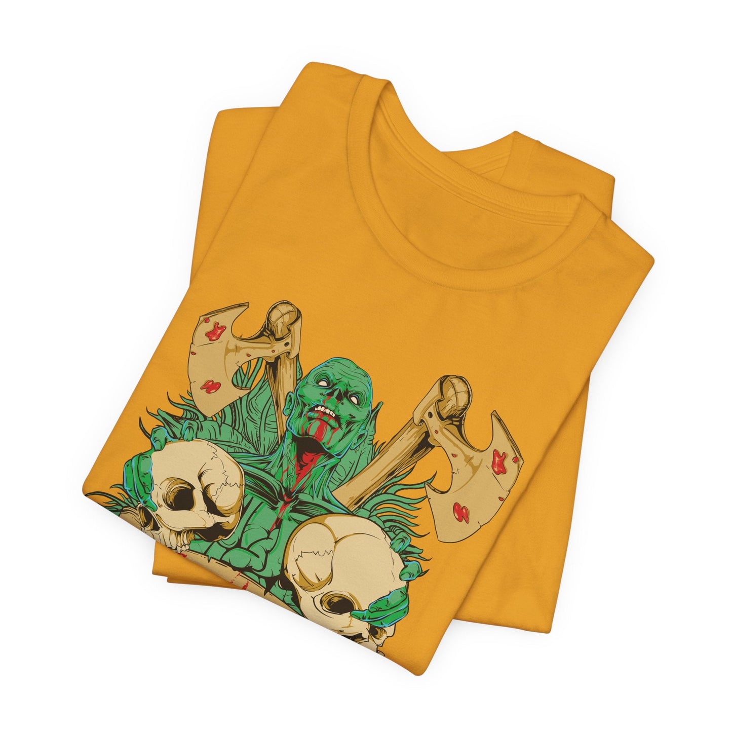 Cthulhu Skull Axes Testimony Tee Lovecraft Horror Mythos Shirt Art-42