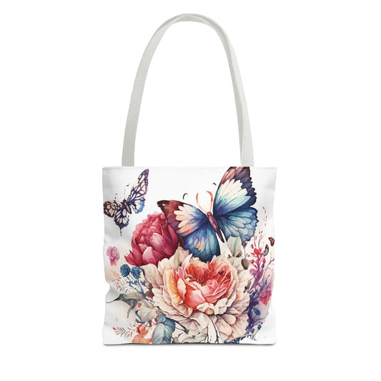 Canvas Bag with Butterfly Prints