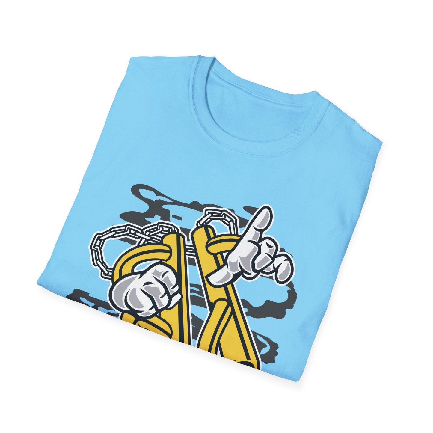 Cartoon T Shirt Animation T Shirt Funny Tee Unisex Softstyle 100 Percent Cotton 64000