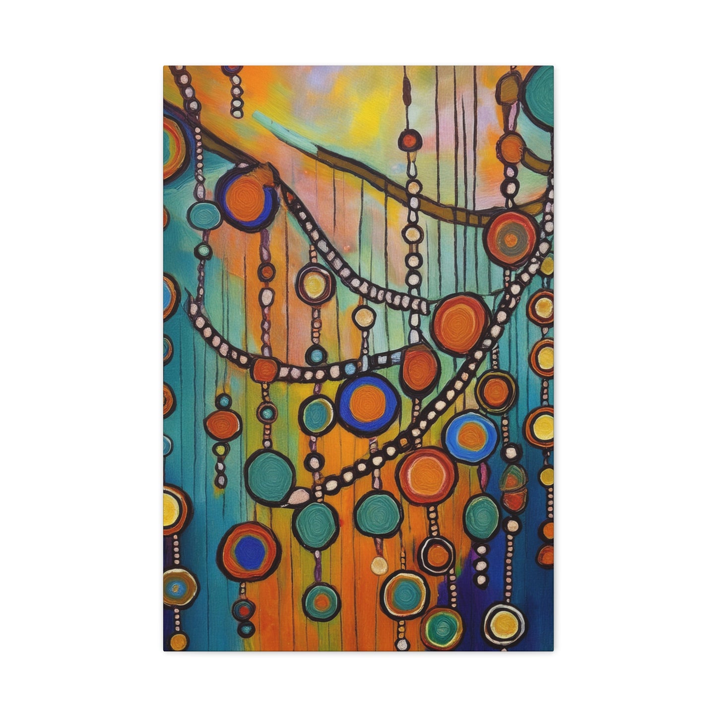 Abstract Oil Painting Print Canvas 20x24,20x30,24x30 24x32,24x36,30x40 32x48,36x48,40x60 Pine-Wood Inner Frame ABS-100