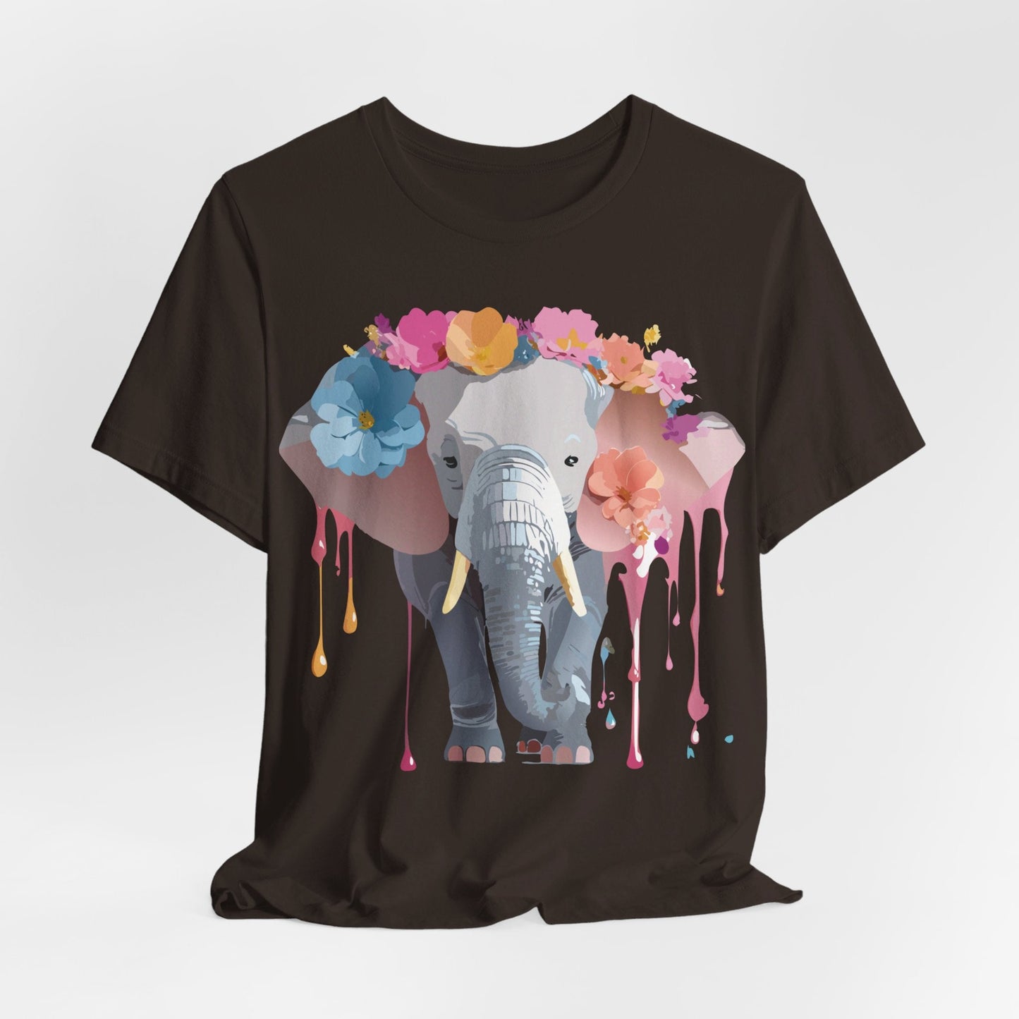 Vintage Inspired Adelpha Elephant Graphic T Shirt Unisex Short Sleeve Premium Artwork
