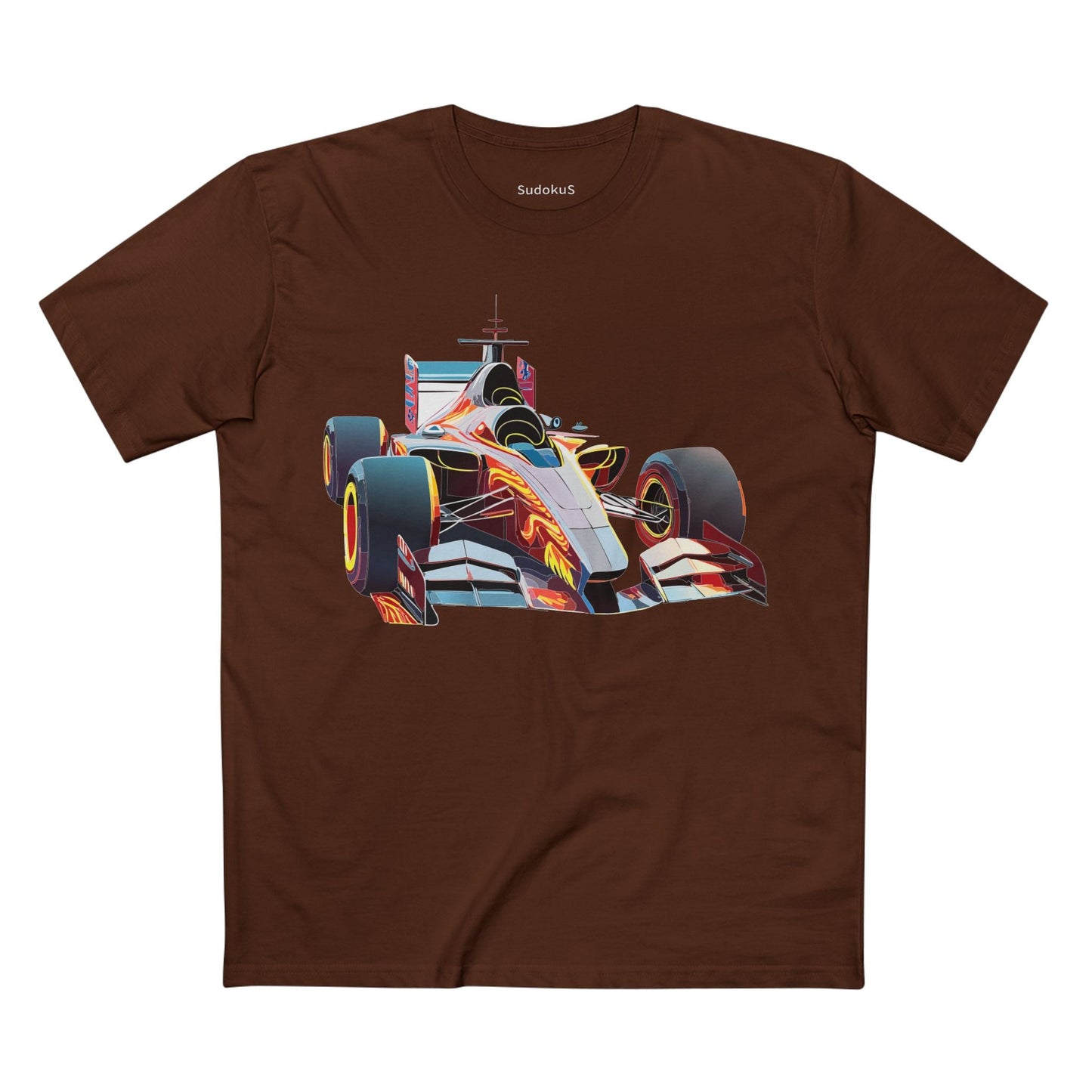 Car Graphic Unisex 100 Cotton Staple Tee 6