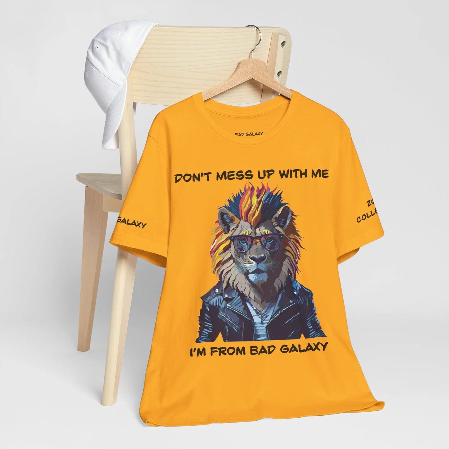 Animal T Shirt From Bad Galaxy Made To Order 100 Percent Cotton Tee Eco Friendly Non Toxic Inks USA