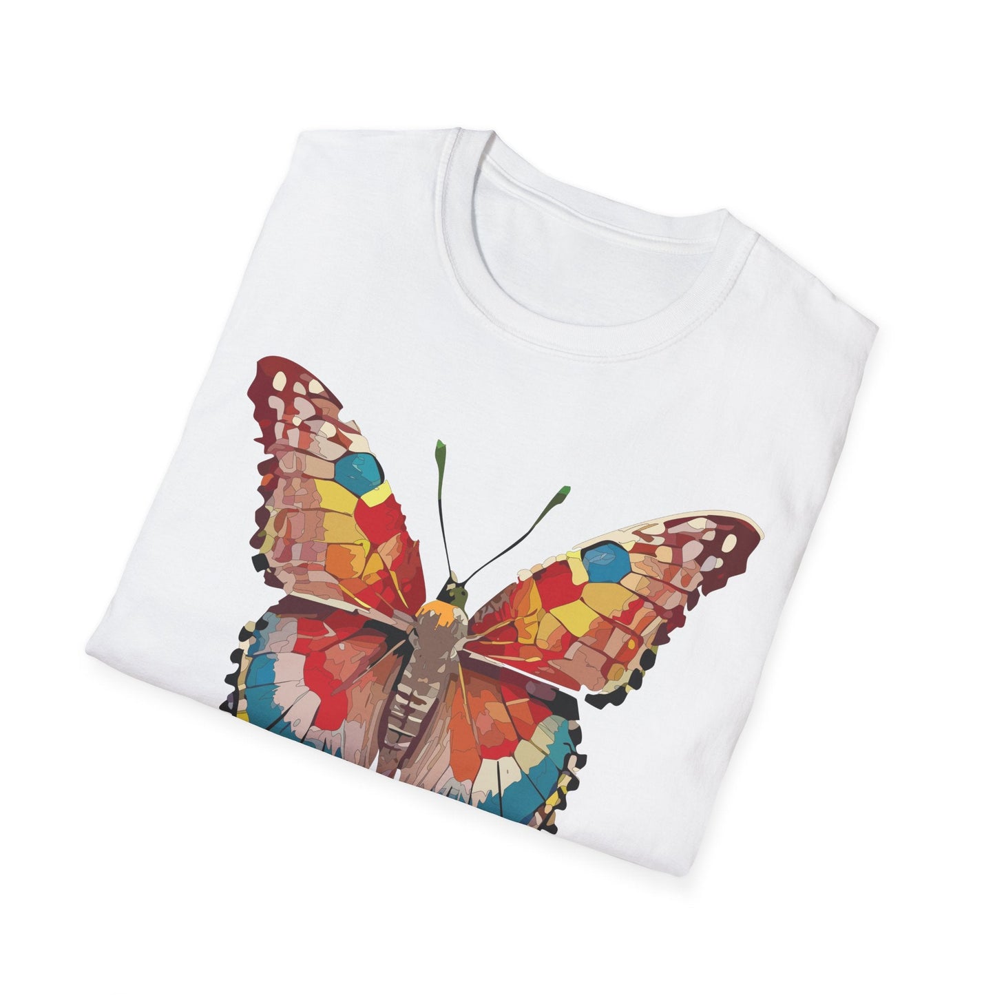 Butterfly Shirt Unisex Monarch Tee Softstyle 100 Percent Ring Spun Cotton Quality Gildan 64000