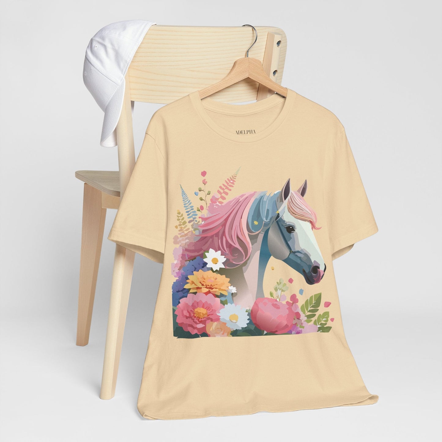 Horse Graphic Unisex 100 Cotton Vintage Animal Art T-Shirt 3