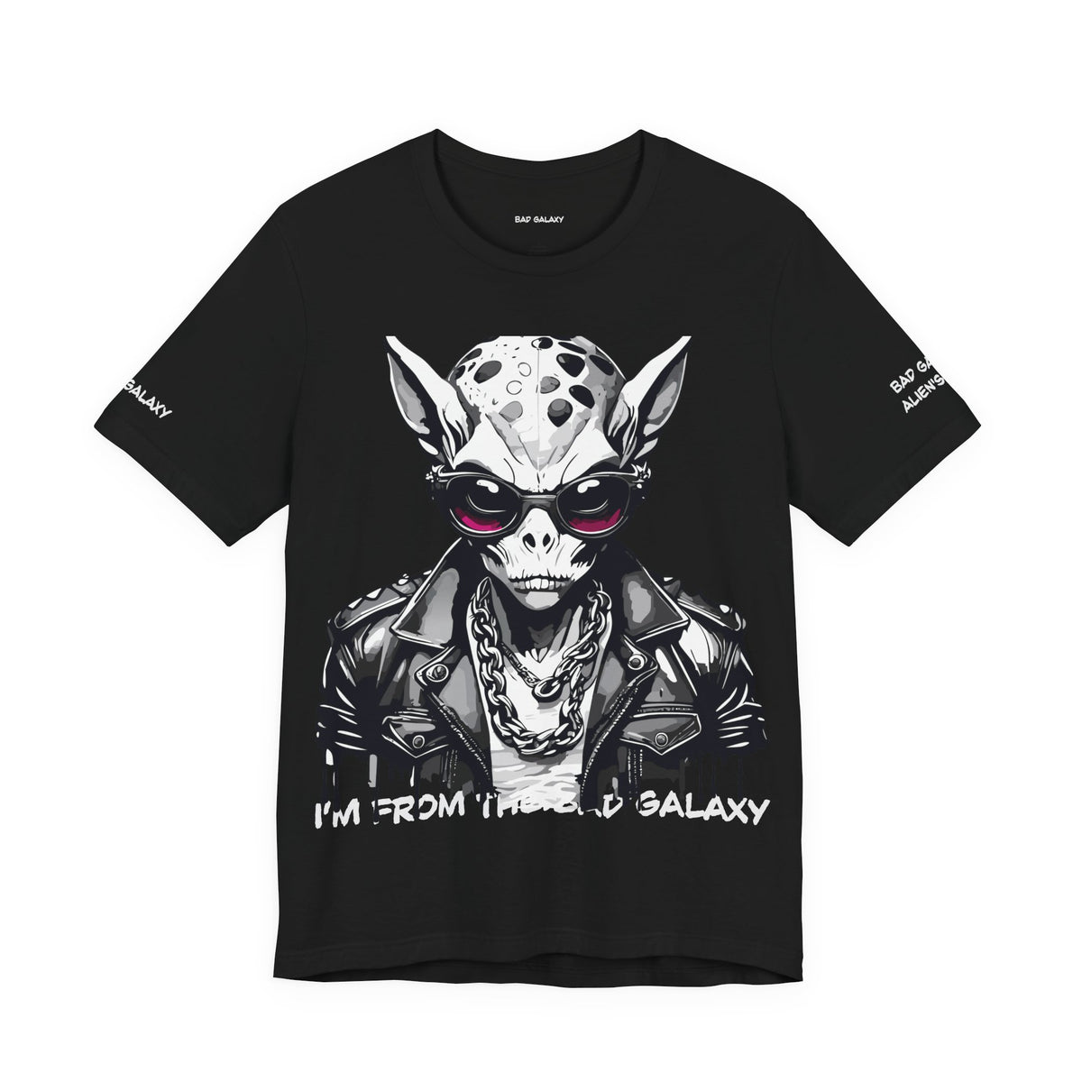 Alien Graphic Unisex Cotton Bella+Canvas Tee with Art Design b49
