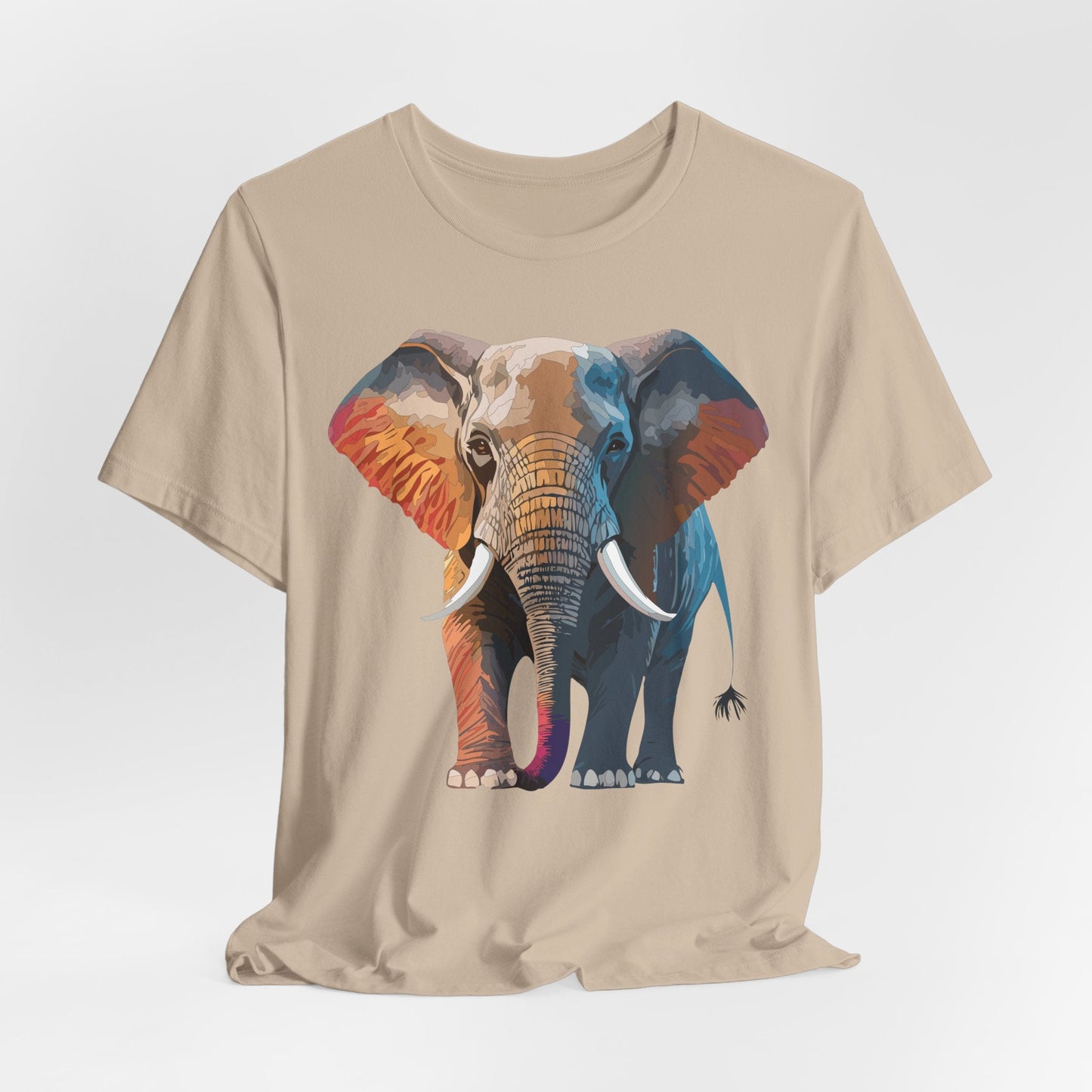 Unisex Animal Shirt With Animals Art Design Graphic Tee Short Sleeve Wild Animals