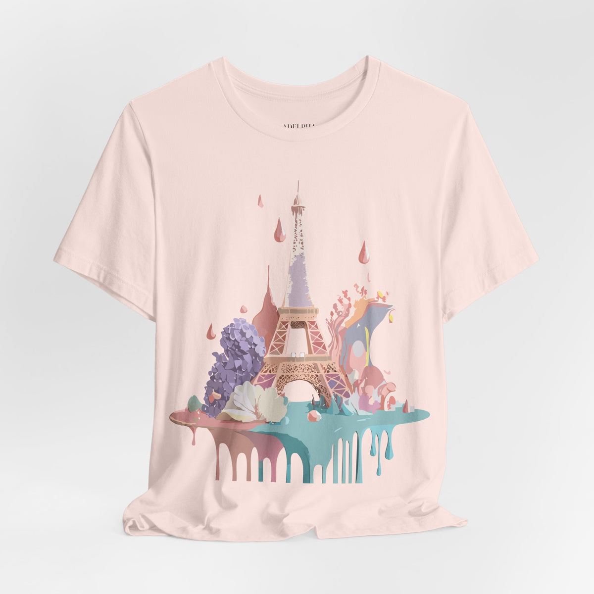Paris Travel Tourist Graphic Design Unisex Bella+Canvas Cotton T-Shirt e321