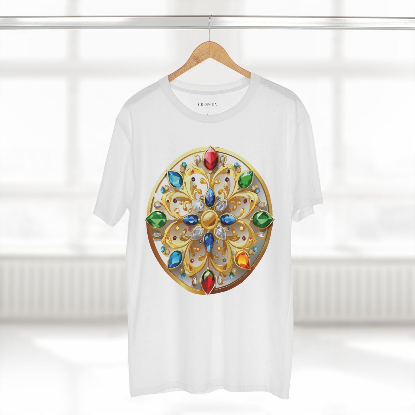 Medallion Graphic T-Shirt Unisex 100 Cotton With Gold Art Design Medal Tee 3