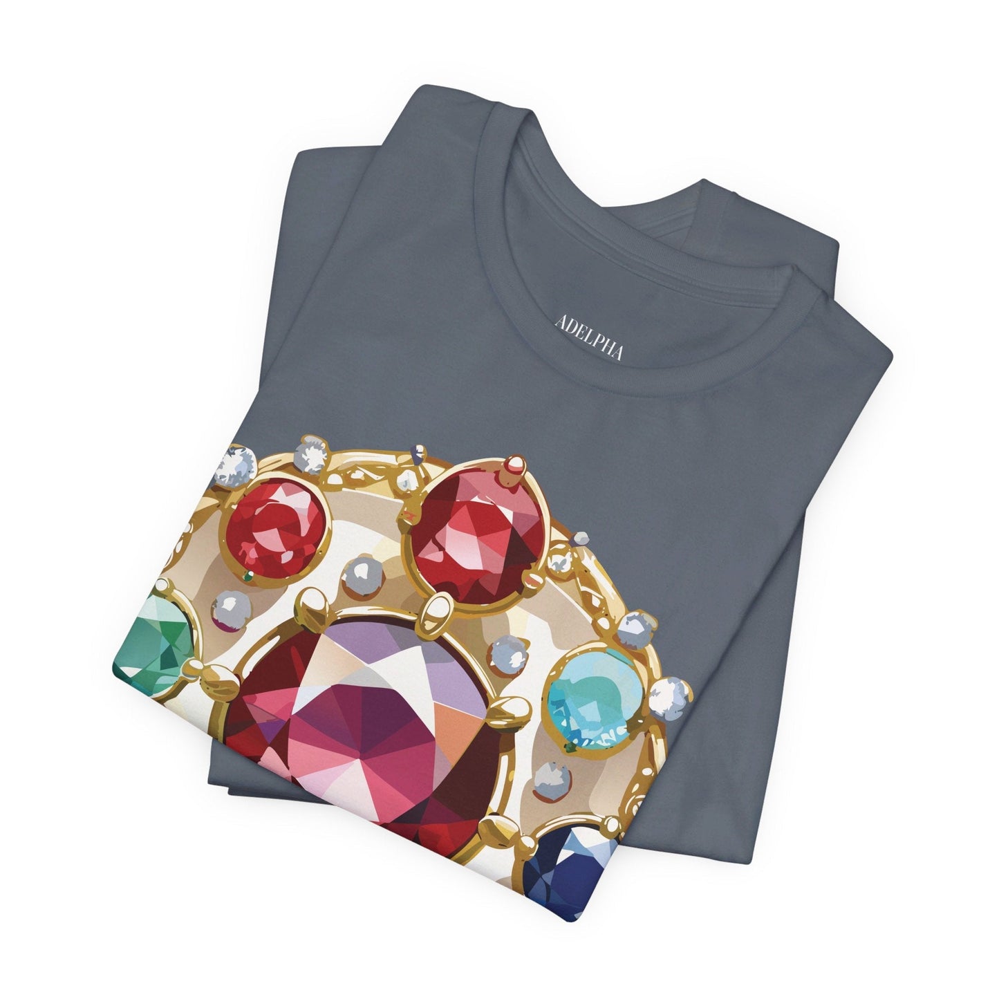 Adelpha Graphic T Shirt Unisex Vintage Artwork Tee Jewelry Design Short Sleeve Art Print