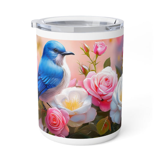 17 Art Design Insulated Coffee Mug Clear Lid 10oz Insulated Coffee Mug 10oz