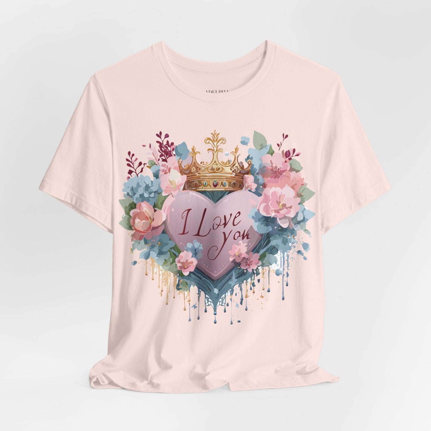 Valentine Graphic Tee Unisex Jersey Short Sleeve Vintage Inspired Art Design By Adelpha