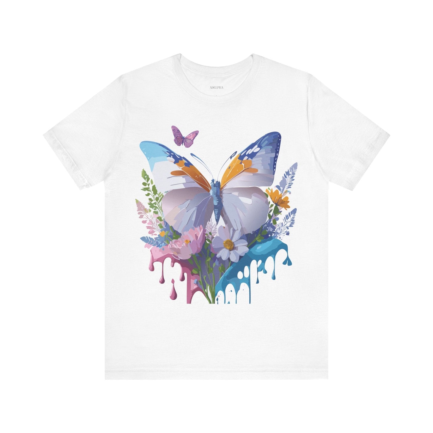 Butterfly Graphic Tee From Adelpha Vintage Artwork Unisex Short Sleeve Shirt
