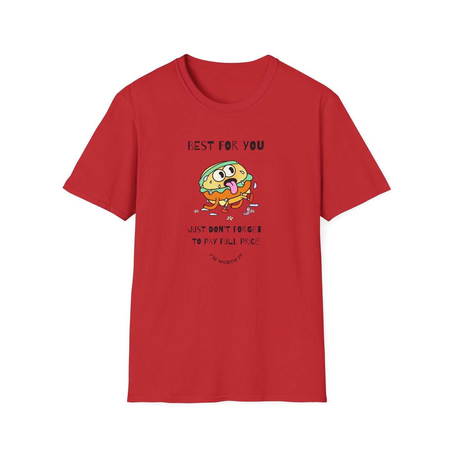 Funny Food T Shirts Unisex Softstyle Tee Gildan 64000 100 Percent Ring Spun Cotton Comfortable Graphic Tee