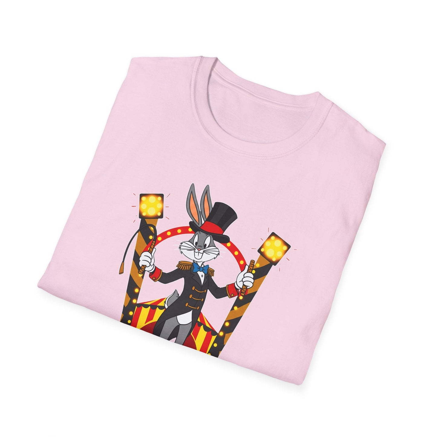 Bugs Bunny T Shirt Unisex Cartoon Tee Gildan Softstyle 64000 Tee Comfort Cotton Fabric